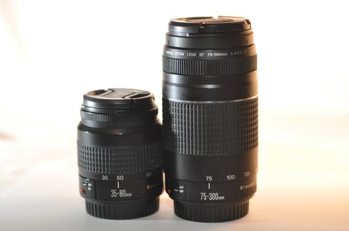 Set due obiettivi canon - due, ef